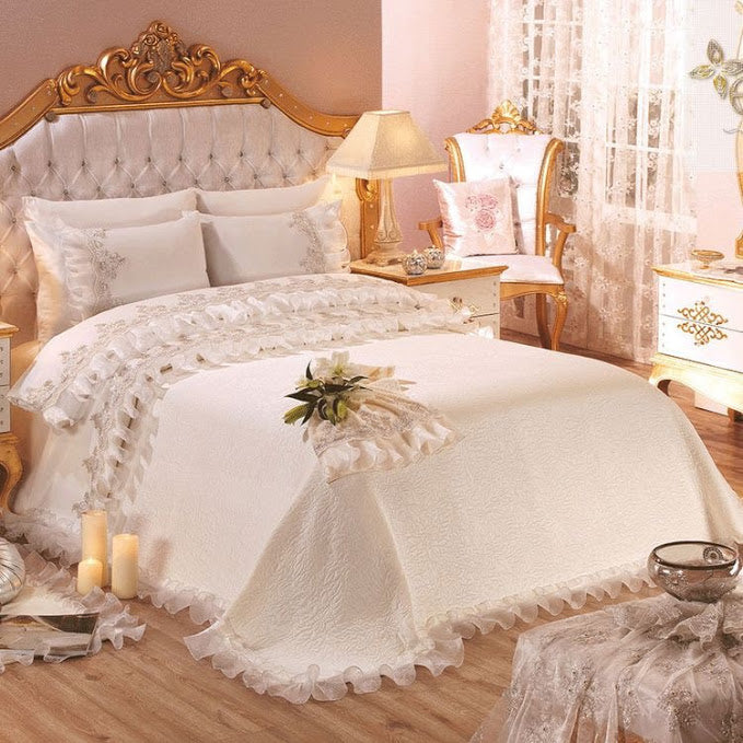 bridal bed sheets designs pakistani