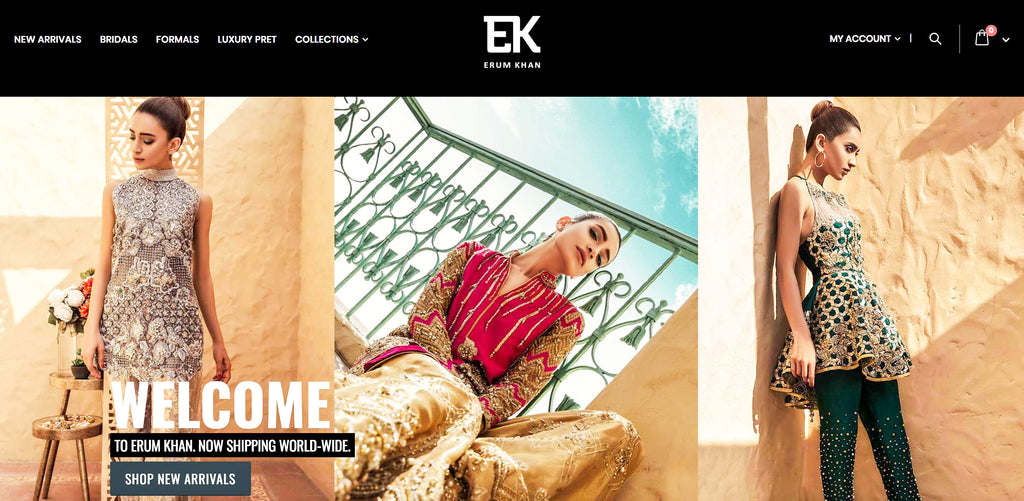 Erum Khan Lawn Online Shopping in Pakistan