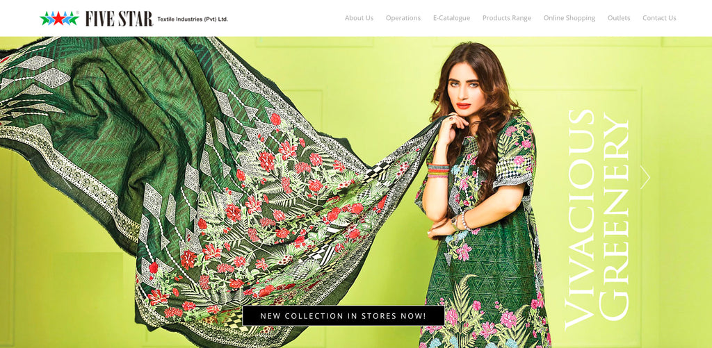 Five Star Lawn Online Shopping in Pakistan
