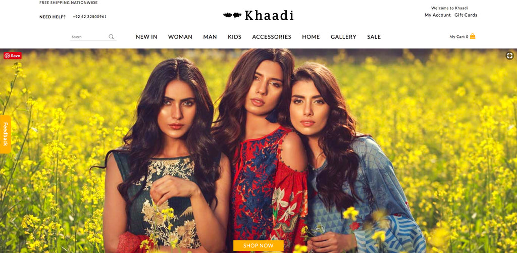 Khaadi Lawn Online Shopping in Pakistan