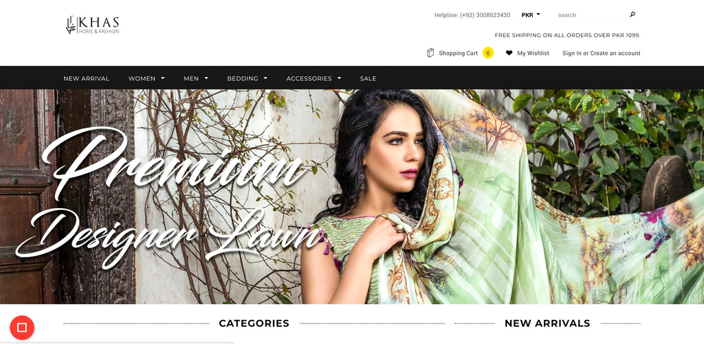 Khas Lawn Online Shopping in Pakistan