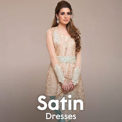 Satin Dresses Online Shopping in Pakistan