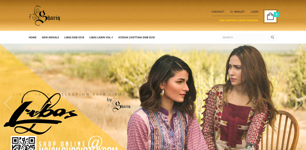 Shariq Textiles Lawn Online Shopping in Pakistan