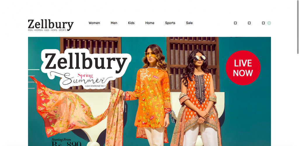 Zellbury Lawn Online Shopping in Pakistan