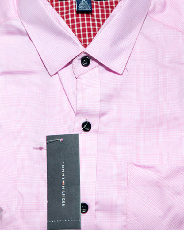Mens Cotton Pink Lining Shirts - Casual Shirts By Tommy Hilfiger ...