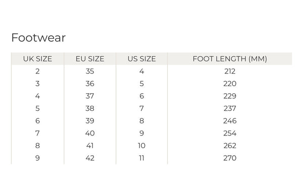 Tory Burch Shoes Size Chart Cm