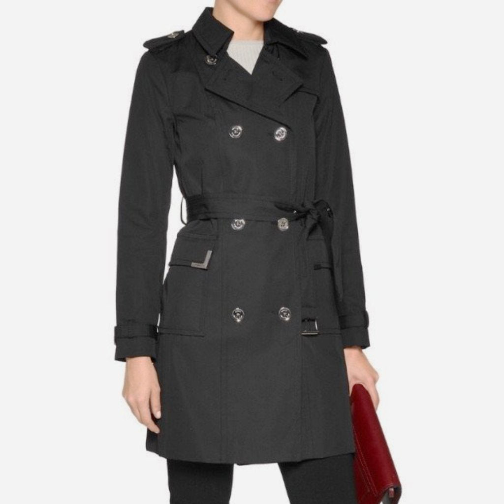 michael kors cotton blend trench coat