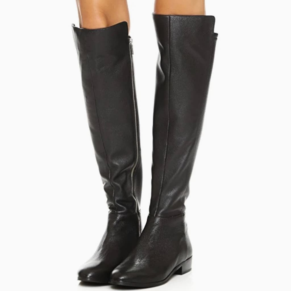 Michael Kors Bromley Leather Knee Boots – CHIC Kuwait Luxury Outlet