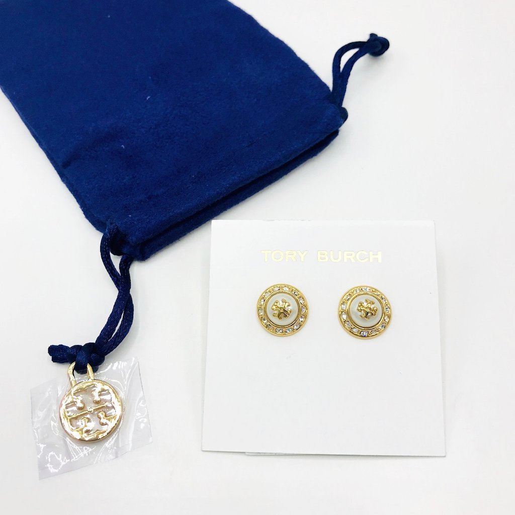 Tory Burch Signature Stud Earrings – CHIC Kuwait Luxury Outlet