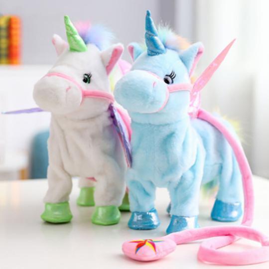 walking talking interactive unicorn