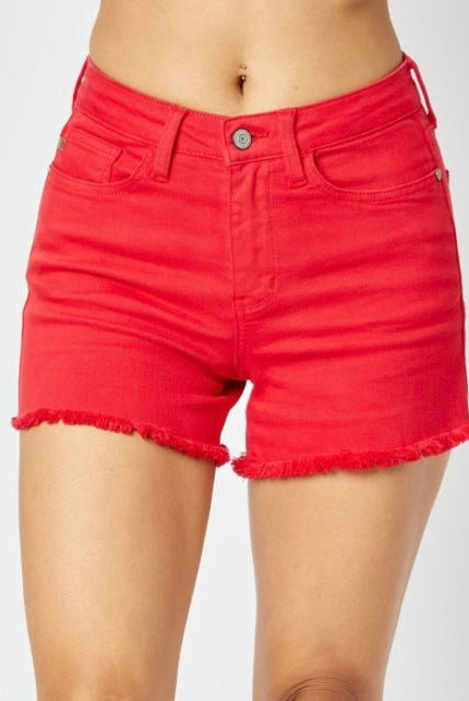 Judy Blue High Waist Tummy Control Vintage Wash Cuffed Shorts – jfybrand