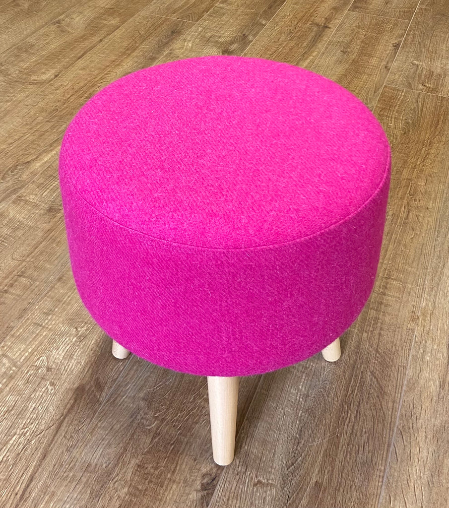 hot pink foot stool