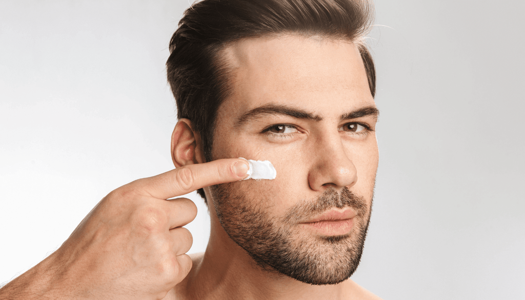 Daily skin care routine for men