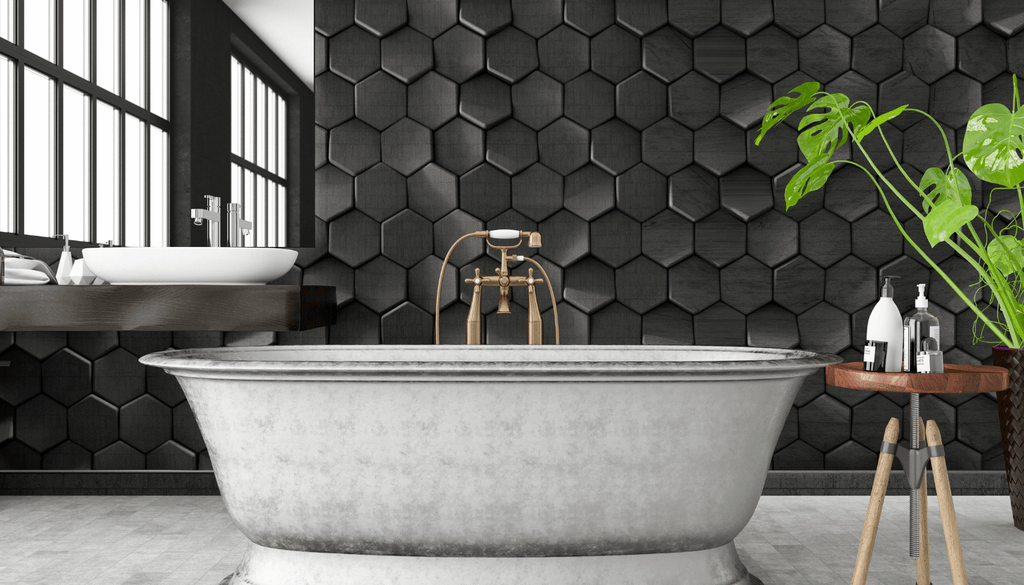 Wall Tile Designs primary bathroom