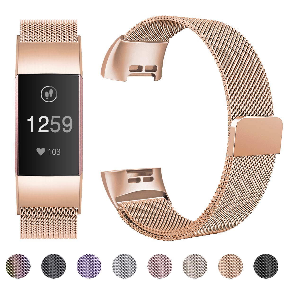 fitbit charge 3 mesh strap