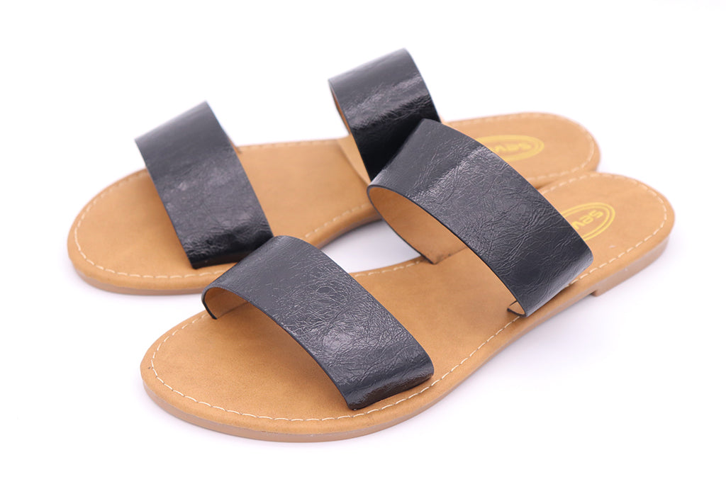 double strap flip flops