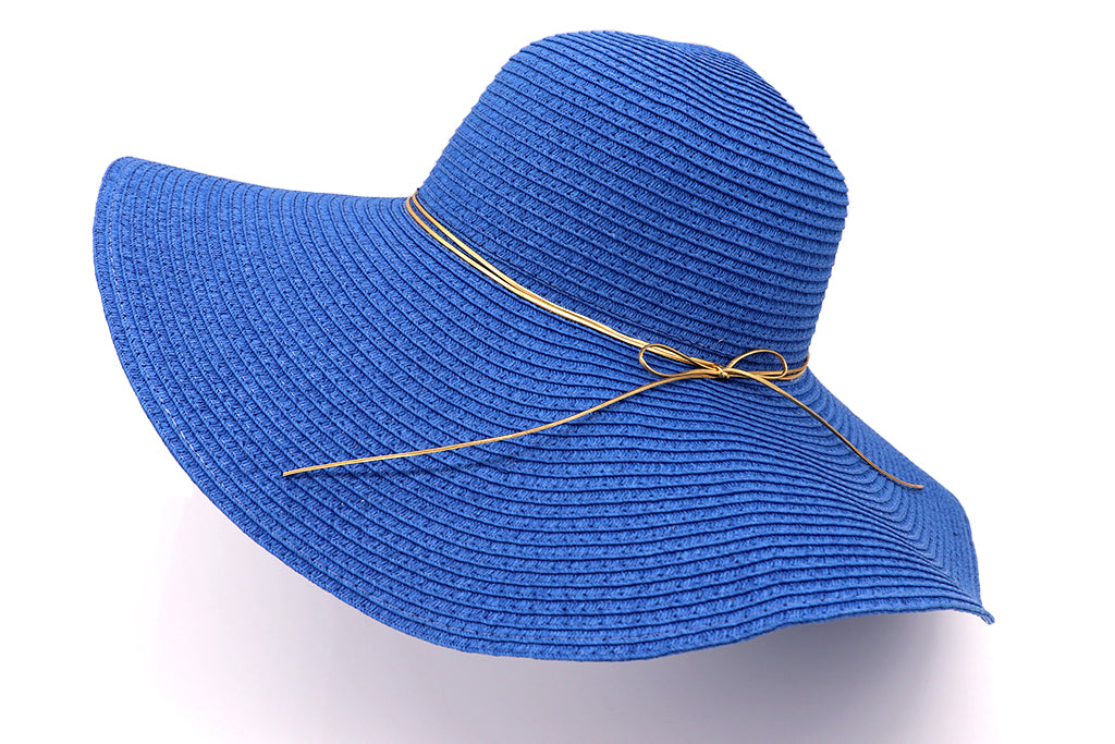 navy blue floppy sun hat