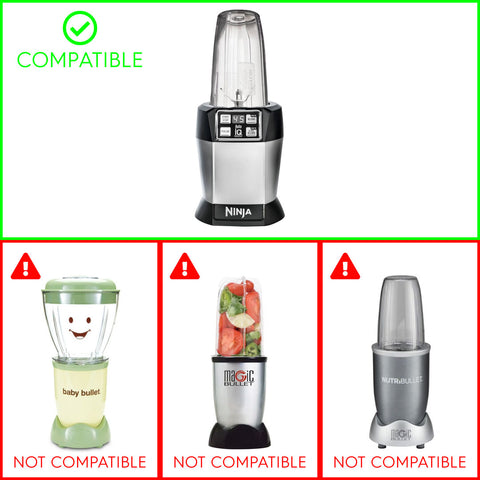 Compatible with Nutri Ninja blenders only.