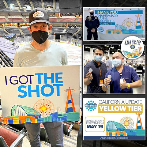 “I Got The Shot” campaign using the artwork as a campaign to encourage vaccinations