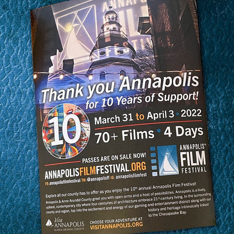 Thank you Ad - Arriving in your mailbox is the What’s Up? Annapolis April issue featuring the upcoming Annapolis Film Festival! 