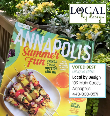 Enjoying some summer reading in the July issue of What's Up? Media/Annapolis
