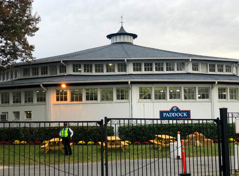 The famous Laurel Park Paddock, over 100 years old!
