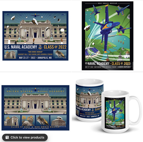 USNA Class of 2022 gifts!