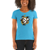 Pittsburgh - Three Rivers Roar Sports Fan Crest - Ladies' short sleeve t-shirt