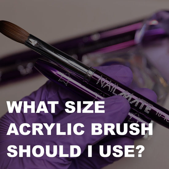 What Size Brush Should You use for Acrylic Nails?