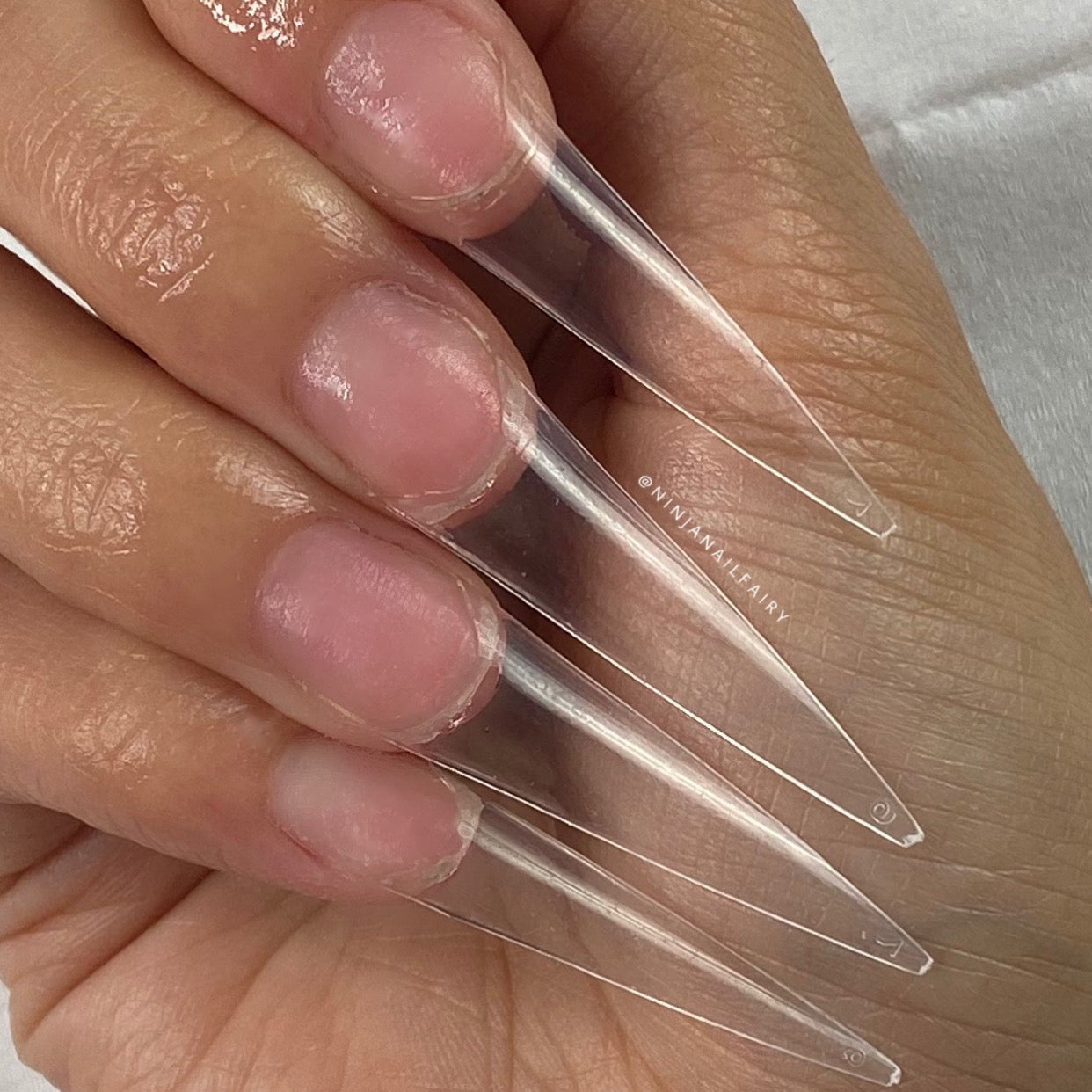 Rosalind Coffin Nails Long Fake Nails - Clear Acrylic Nails Coffin Shaped  Ballerina Nails Tips Full Cover False Nail Artificial Nails with Case for  Nail Salons and DIY Nail Art, 10 Sizes – ROSALIND
