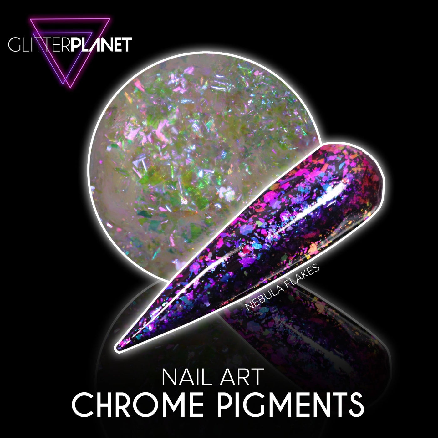 Nebula Flakes - Nail Art Pigment Flakes