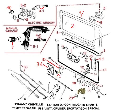 1966 nova wagon parts