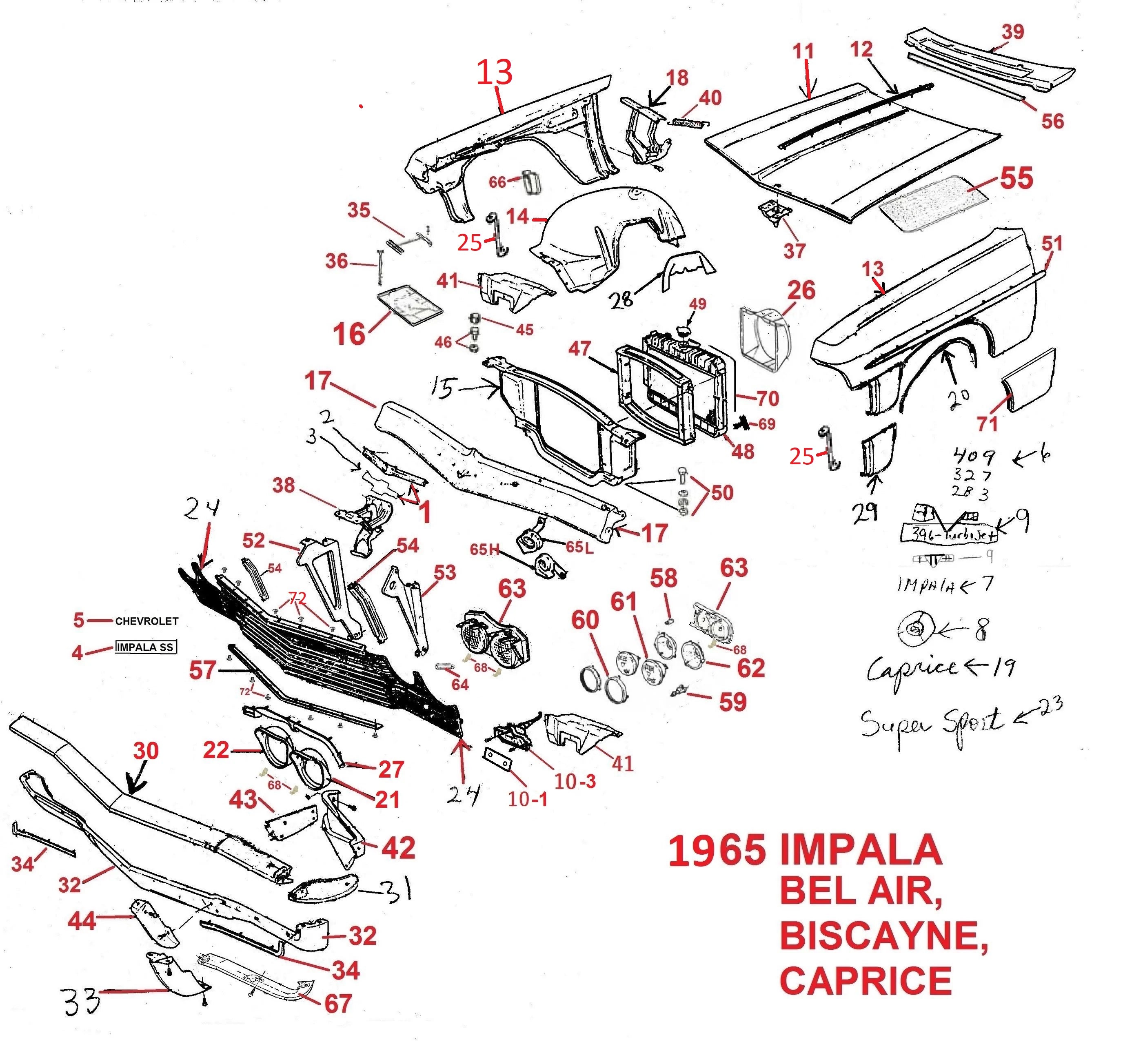 Classic Industries, Restoration Parts, Mustang Parts, Regal Parts, Mopar Parts, Camaro Parts, Firebird Parts, Nova Parts, Impala Parts, Chevy C10 Parts