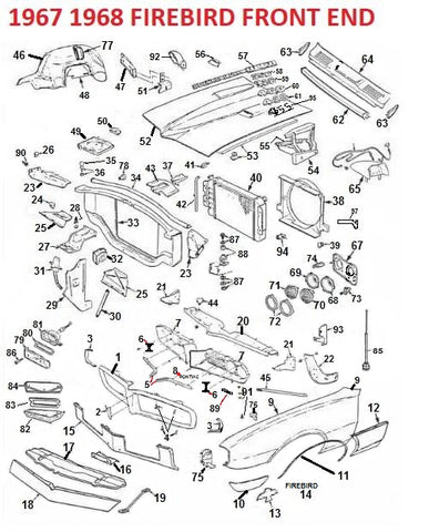 body assembly instructions for 1969 pontiac firebird