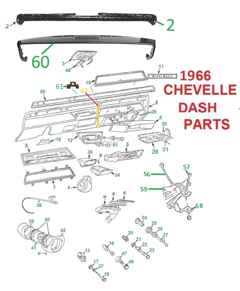 1966 Chevelle Ignition Switch Wiring Diagram - 67 Chevelle Elcamino