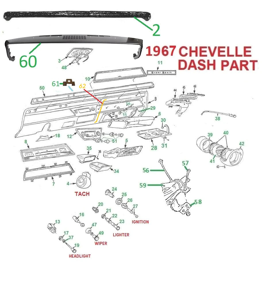 1967 Chevelle Ignition Switch Wiring Diagram - 1968 El Camino Fuse Box