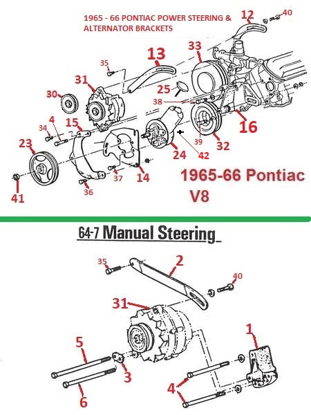 64 67 Pontiac Engine Diagram