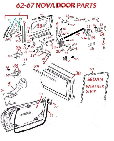 1967Nova - Click on a diagram below to view available parts. – Chicago