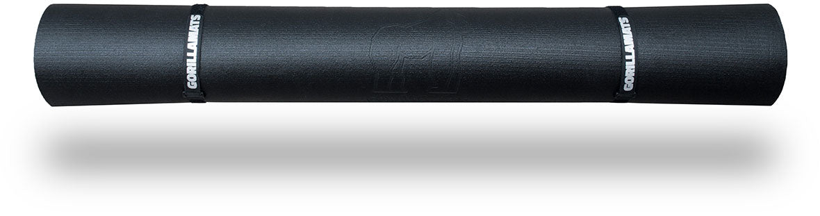 Extra Thick Yoga Mat 6' x 4' x 8mm - ActiveGear Black
