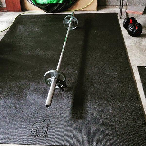 round workout mat