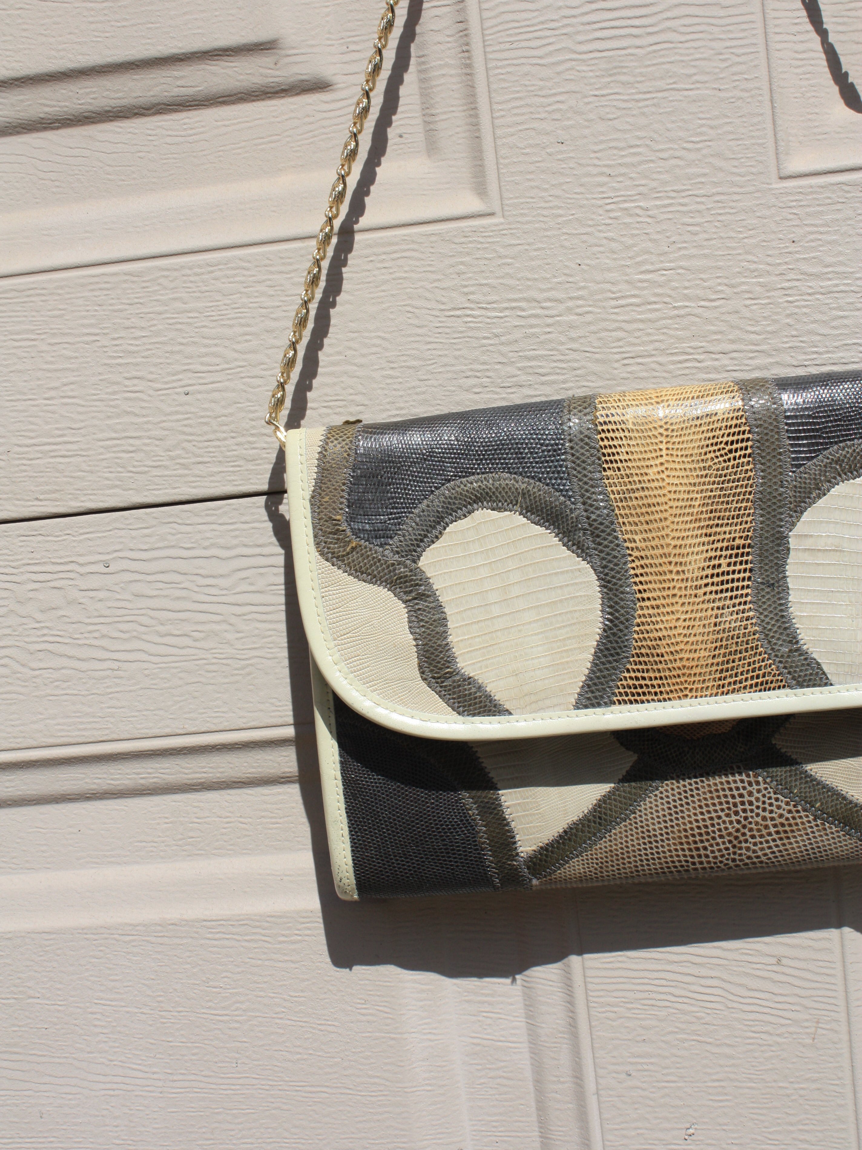 Patchwork Snakeskin Bag