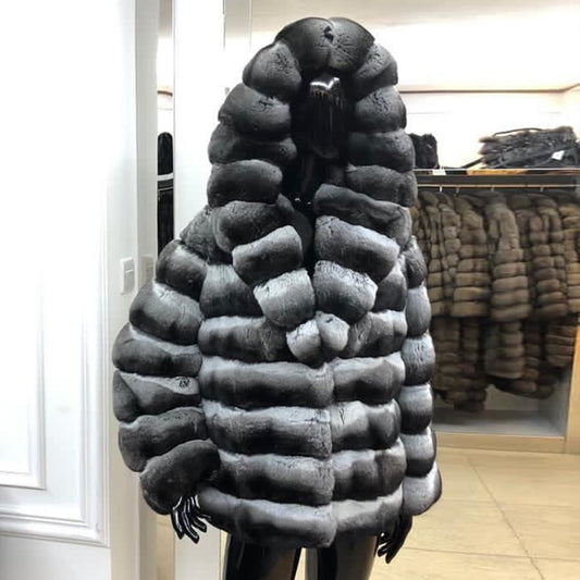 Men's Chinchilla Fur Coat