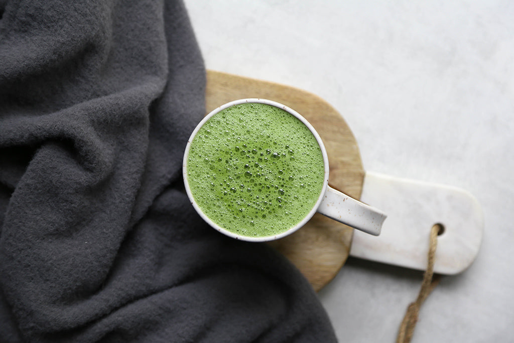 Soar Organics Matcha Collagen Latte Recipe