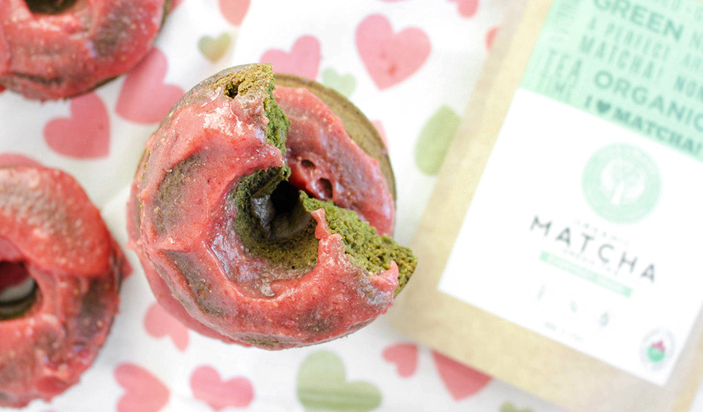 Soar Organics matcha donuts