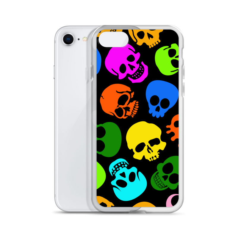 Colorful Skulls iPhone Case