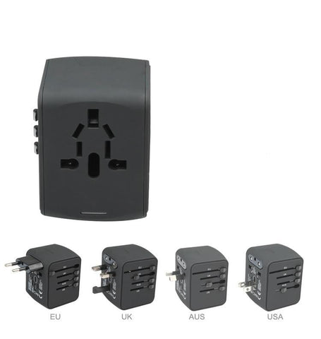 Image of TravelBetter™ Universal International Travel Power Adapter W/Smart High Speed 3.4A 4xUSB Wall Charger