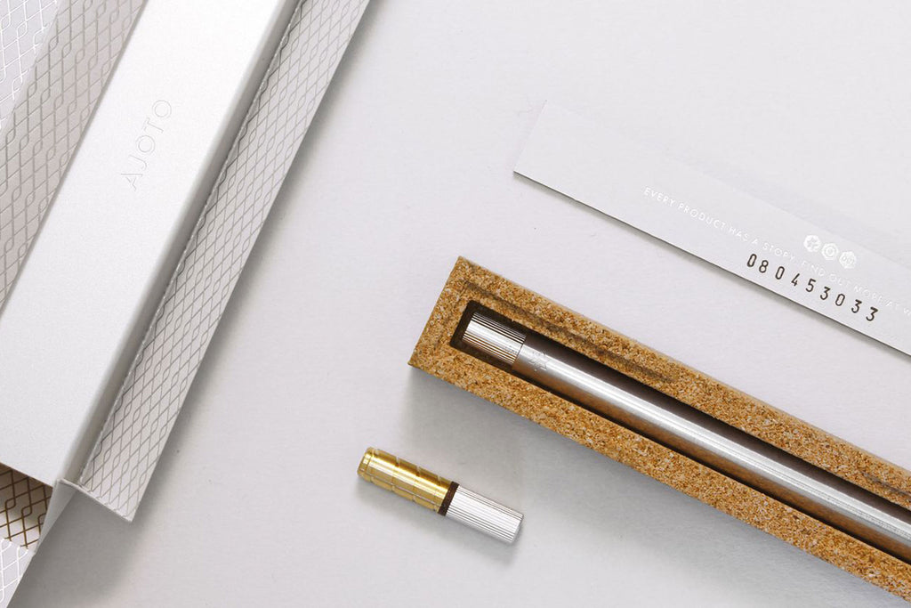 Ajoto pen set and packaging