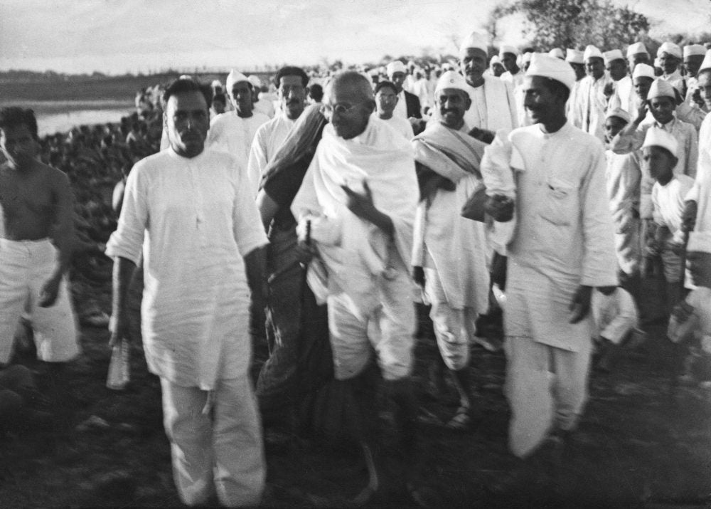 Gandhi in Salt March