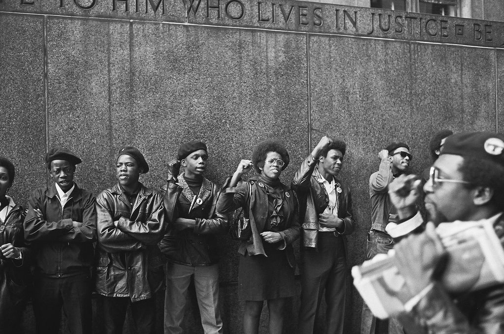 Black Panther Party in their "uniform"