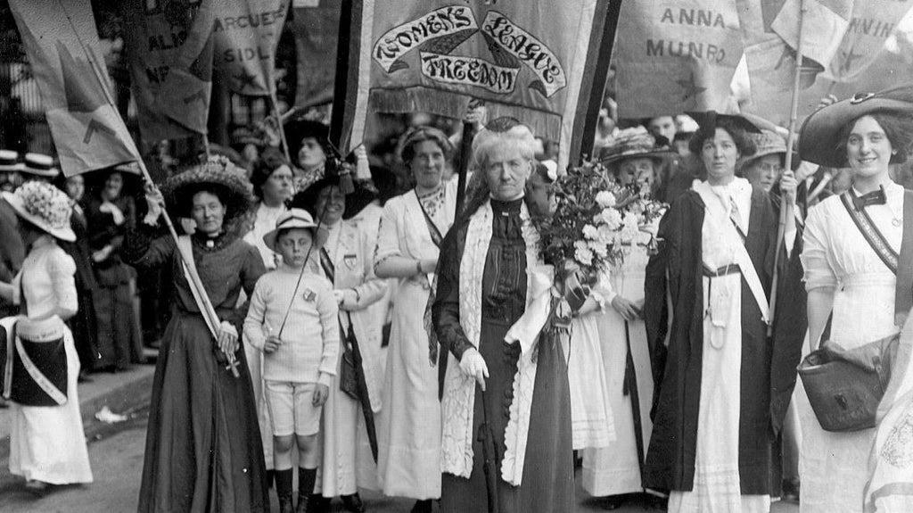 suffragettes in white